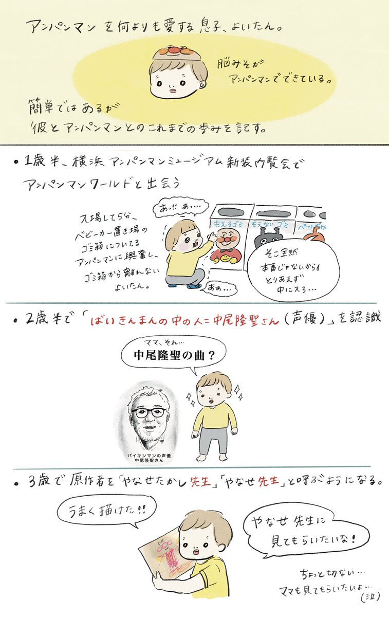 息子がアンパンマンと出会ってから700日が経ちました。 