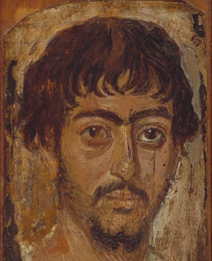 エジプトで発掘された2世紀頃と思われるミイラに描かれた肖像画(ミイラの主)が阿部寛そっくりだと話題に