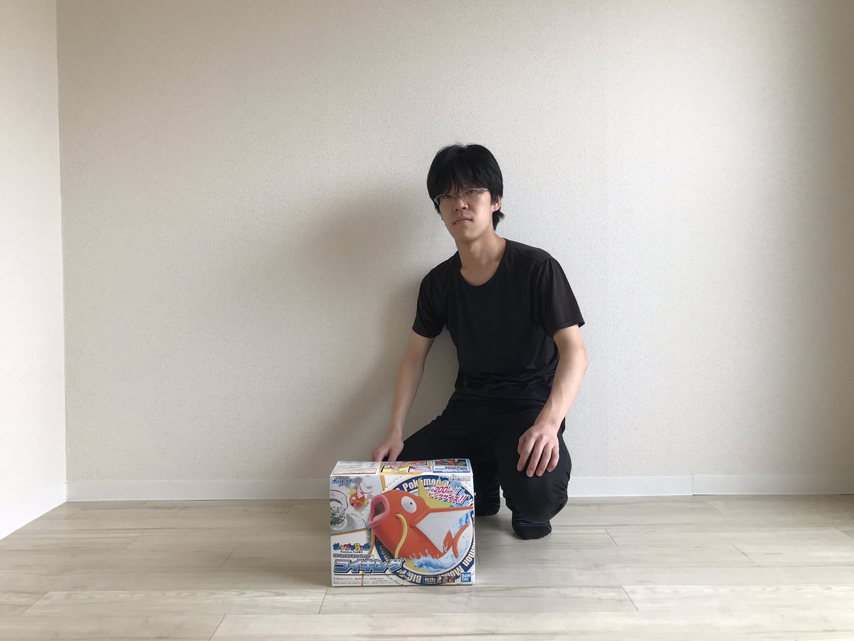 ただ荷物を送る日を間違えたので、俺の部屋は俺とコイキングのプラモデル以外全て何もない空間となりました