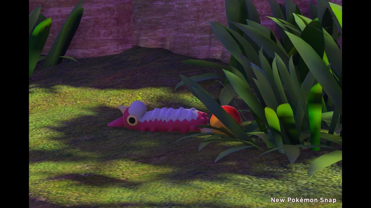 転がるケムッソかわいすぎでしょ #Newポケモンスナップ #NewPokemonSnap #NintendoSwitch 