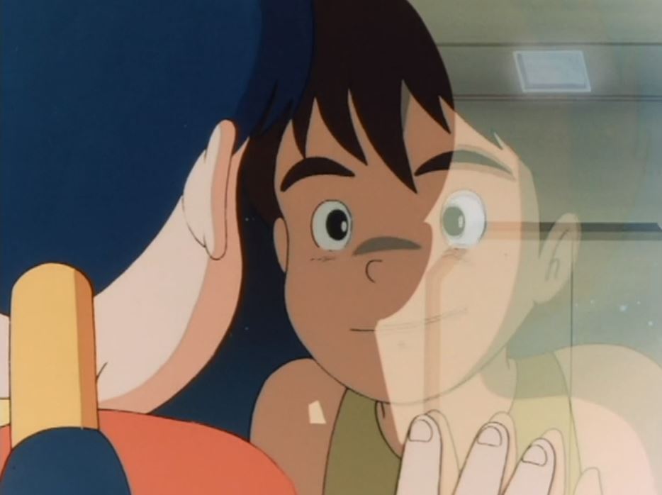 ガラス越しの表現。 すごい高度な事してたんだなぁ。 