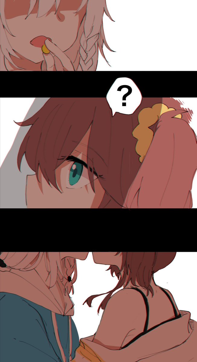 #祭絵 #絵フブキ  少女漫画のシーンでーす❤️ 夏色フブキてぇてぇ~  (日本語のセリフおかしいことあります?話し言葉苦手なんですよ