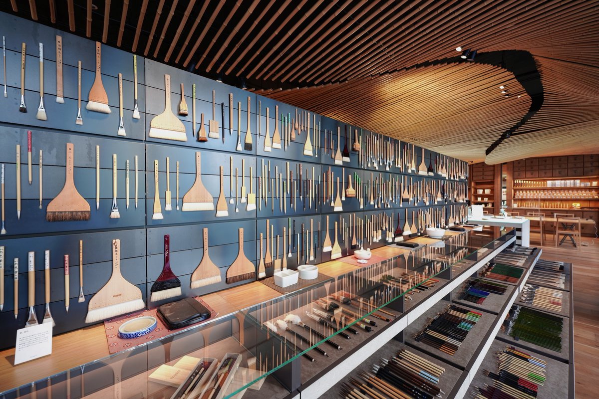 東京にある画材屋さんの展示がキレイすぎる 