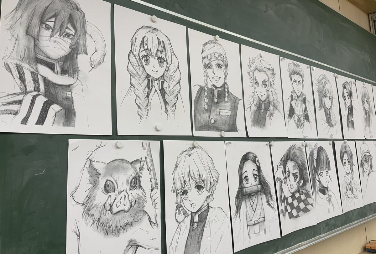 　#鬼滅の刃　#鬼滅の刃イラスト　#鉛筆イラスト 