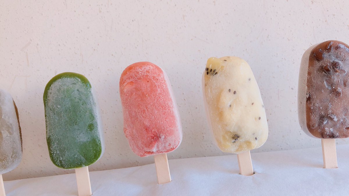 わらび粉の溶けないアイスキャンディをつくりました