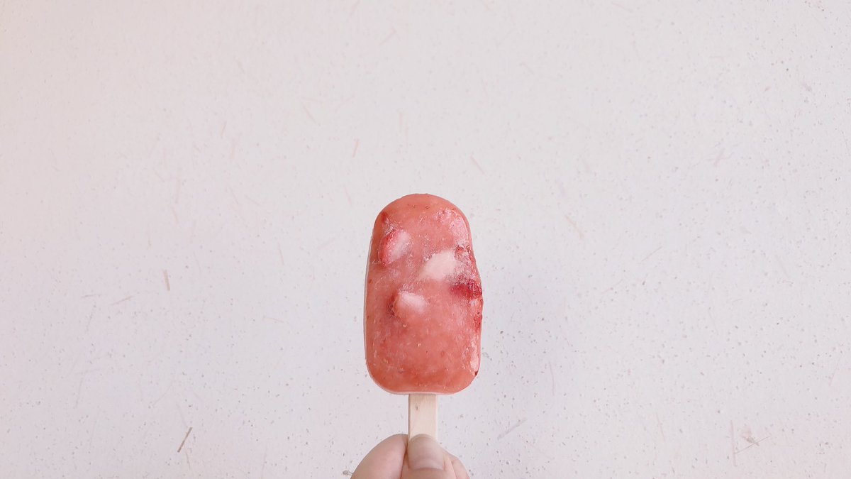 わらび粉の溶けないアイスキャンディをつくりました