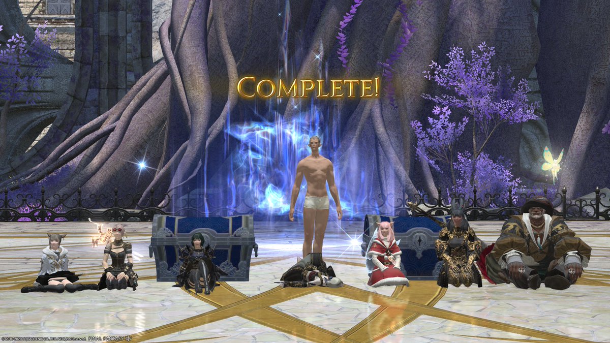 2層、例のエレゼンと一緒にクリアしました！ #FF14 