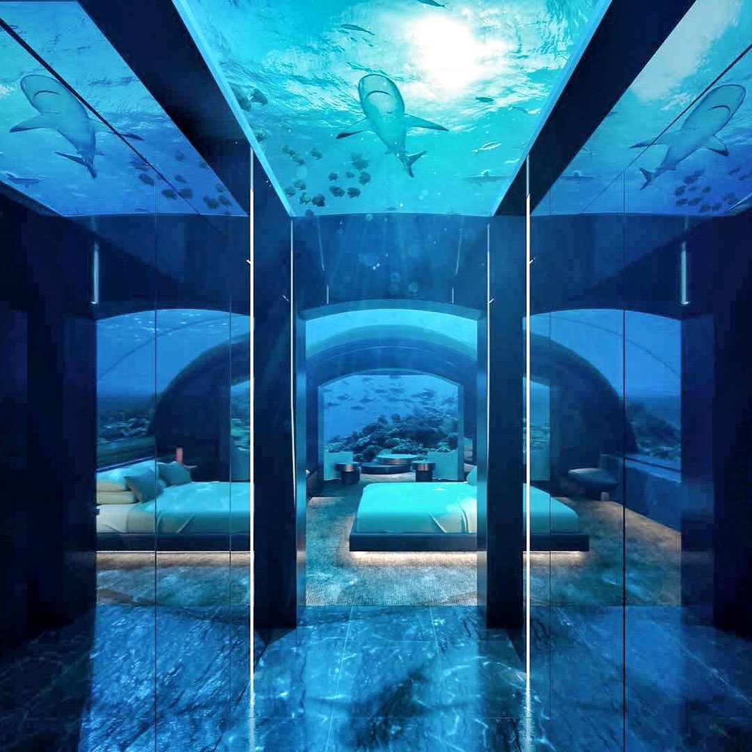 モルディブにある世界初の海中ホテル神秘的すぎて行きたい 1泊5万ドル(現在:約523万円)もするらしい 「ザ・ムラカ(THE MURAKA)」 