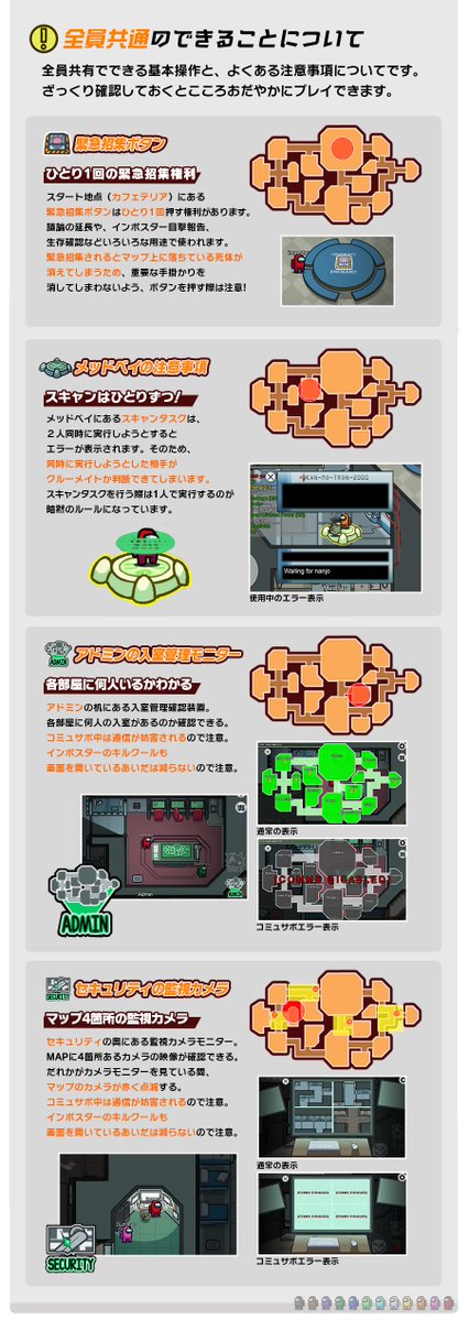 ともだちとアモングアスしたいがためだけにちょっとした注意とかまとめたんでみてください