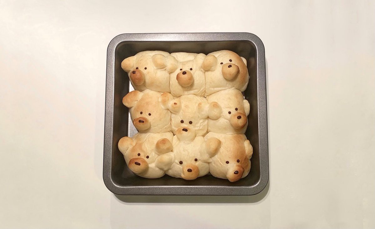 焼きたてちぎりいぬパン 