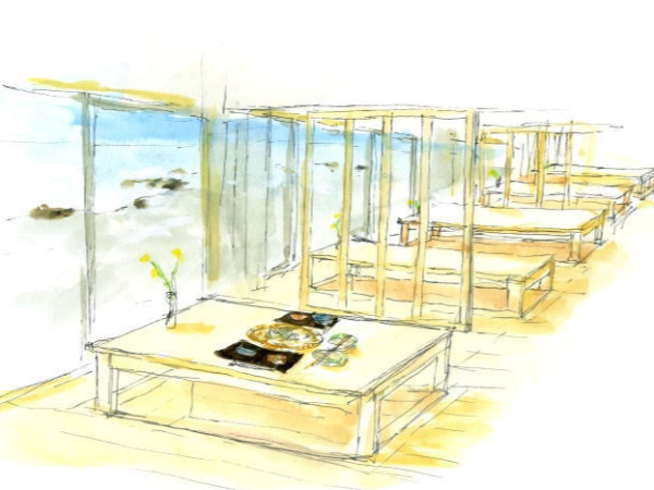 レストラン全8席のお客様の
ご夕食利用の食器洗いをします