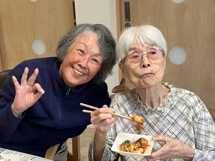 【住宅型有料老人ホーム紬】夏の終わりのプチ祭り