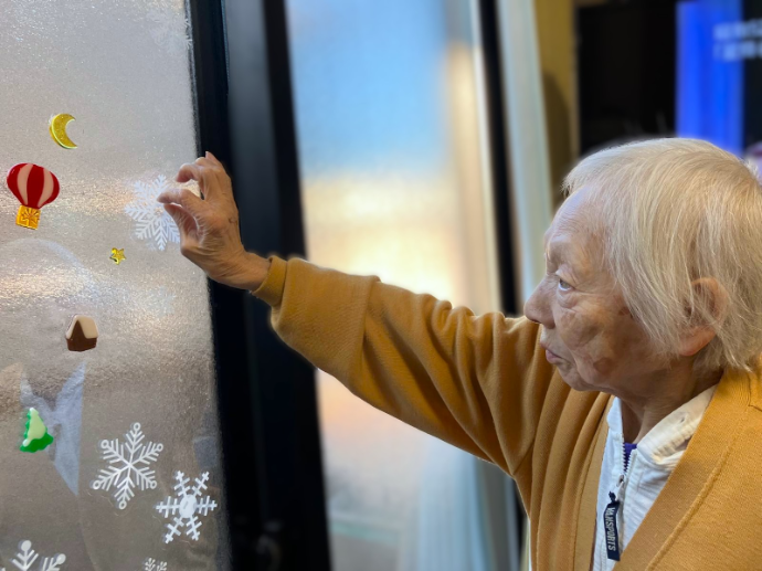 【紬】飾りつけ完成です❄️✨