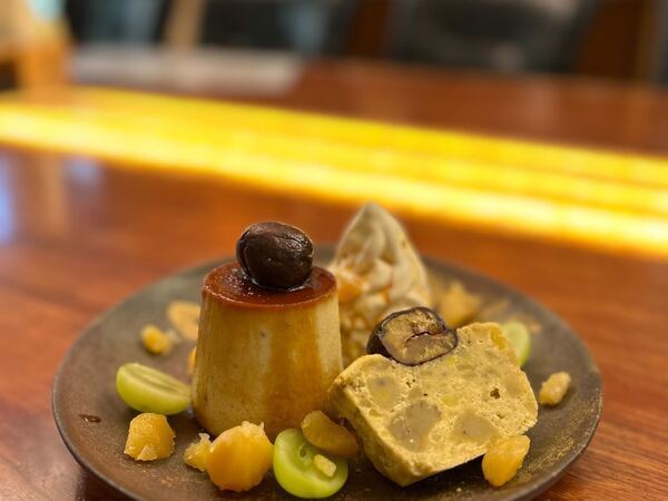 季節ごとのデザートプレート
も楽しみにされています