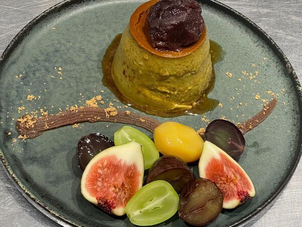 季節のデザートのご提供
黒糖抹茶プリン