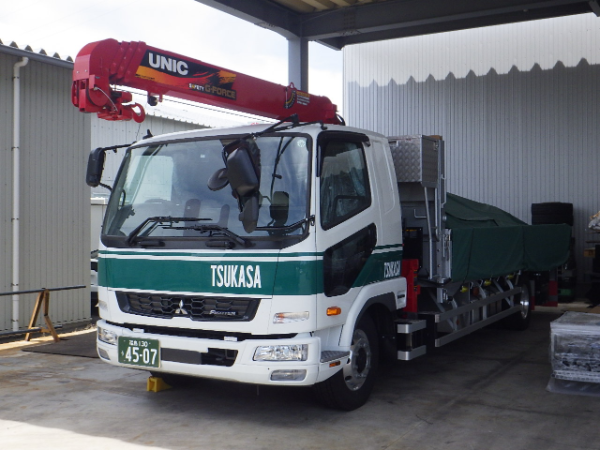 新車のユニック（増トン）を増車しました