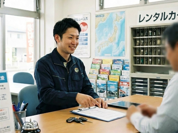 【車好きな方歓迎】レンタカー店舗スタッフ｜洗車メインの簡単作業｜オシャレ自由★