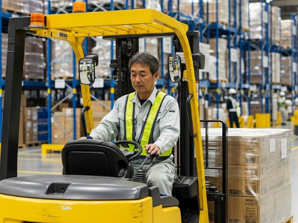 【5月OPENの新倉庫!】キレイで快適な倉庫内でのフォークリフト作業◎ミドル世代活躍中!