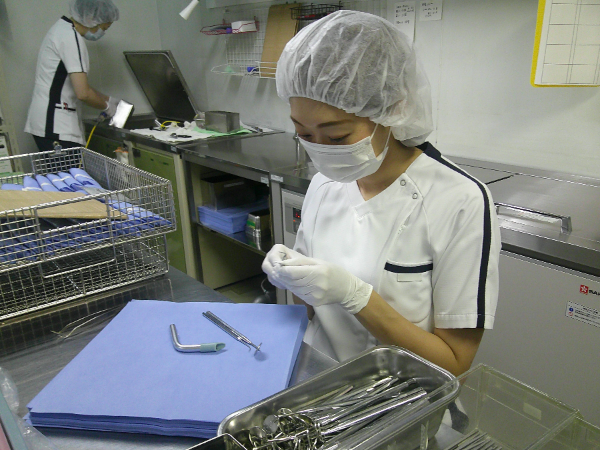 清潔を守るプロとして
患者さんが安心して治療できるように★