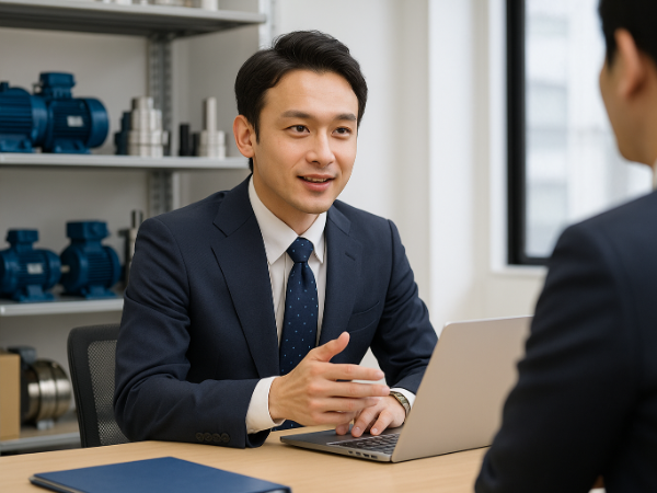 工場設備の課題解決を担う法人営業職