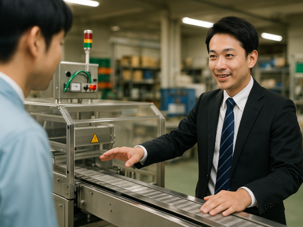 身近な製品を支える包装機の法人営業