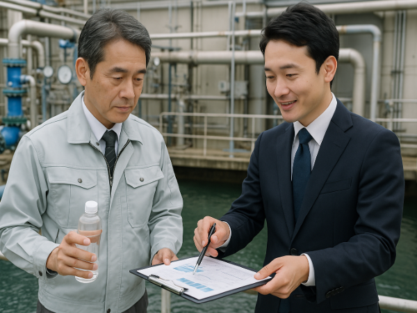 水処理分野で専門性を高める技術営業