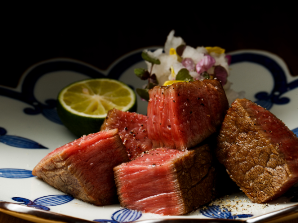 高級肉割烹「肉屋田中 銀座」でのお仕事