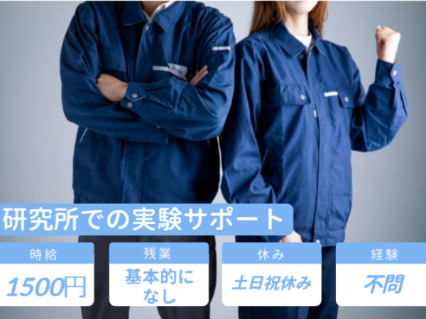 大手企業での実験サポート