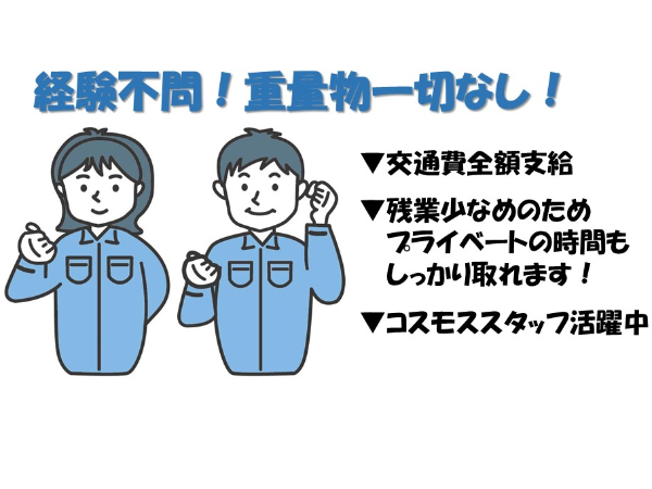 ≪経験不問！≫派遣スタッフ活躍中・室内作業＊