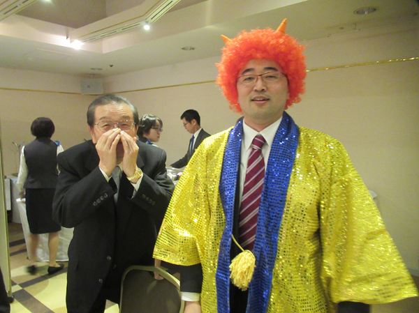 相談役と理事長の2ショット!