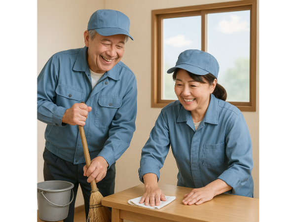 ＼あなたのひと手間が、入居者様の笑顔につながる/施設をキレイに!心もキレイに!