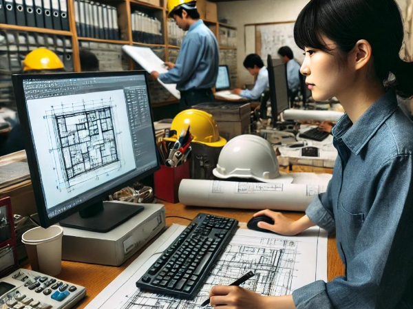 土壌汚染対策工事のCADオペレーター　東京都中央区