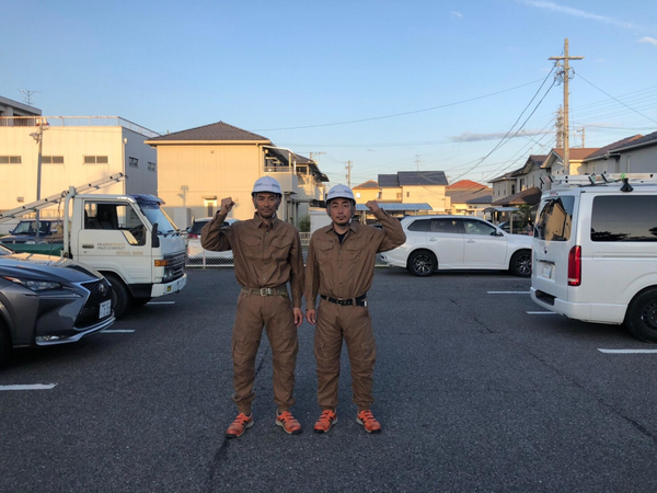 熟練職人をタッグを組んで「最高の仕事」を目指しています!