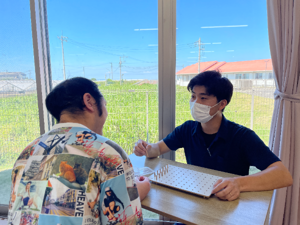 開放感のある綺麗な施設。
人との関りを大切にできる職場です♪