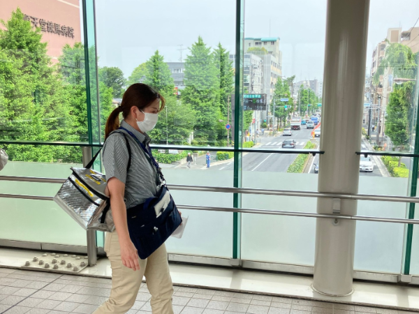 病院内でのメッセンジャー業務