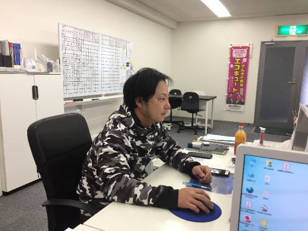 社長の人柄に惹かれ、会社の立ち上げ時に入社