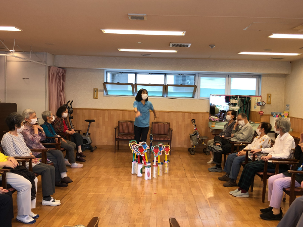 利用者さんの生き生きとした姿を見れるのが嬉しい
