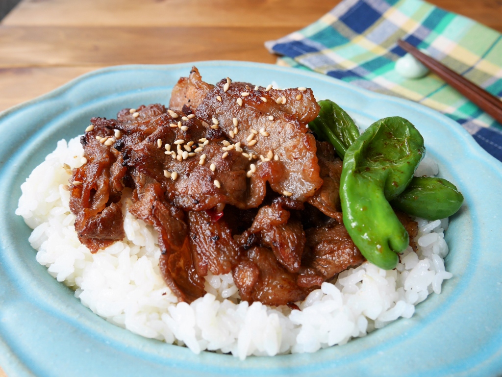 スタミナ焼肉丼 Olive Oil Life オリーブオイルライフ