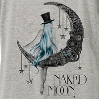 AKIHIDE | NAKED MOON Tシャツ