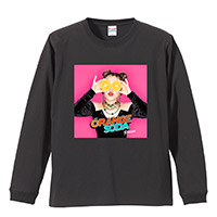 RAKURA | 「Orange soda」ロングTシャツ ブラック M