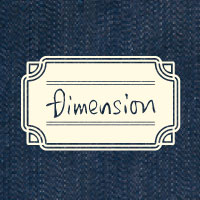 DIMENSION | フラットポーチ
