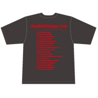 Hundred Percent Free | REBOOT EXTRAツアーTシャツ