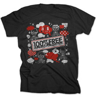 100%FREE | 366僕らのDAYS Tシャツ 黒 L