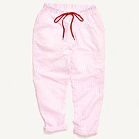 CHIHIRO YASUDA | ストライプテーパードパンツ(pink)