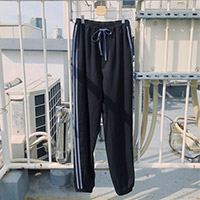 CHIHIRO YASUDA | スラックスジャージ(black)