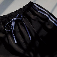 CHIHIRO YASUDA | スラックスジャージ(black)