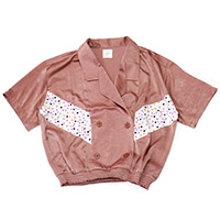 CHIHIRO YASUDA | マットサテンシャツ(pink)
