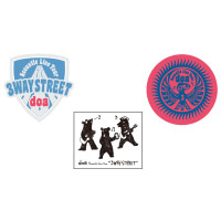 doa | "3WAY STREET" ステッカーセット