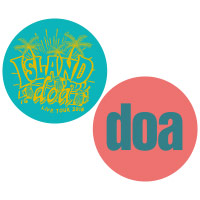 doa | -ISLAND- ステッカーセット