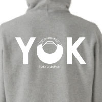 YANAKIKU | 家紋ジップパーカー(グレー)